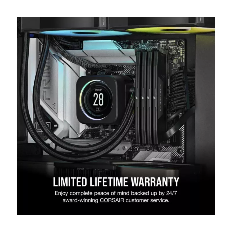 CORSAIR Arbeitsspeicher 64GB - DDR5 (2x32GB) DRAM 5600MT/s CL40 Memory Kit - Black Vengeance