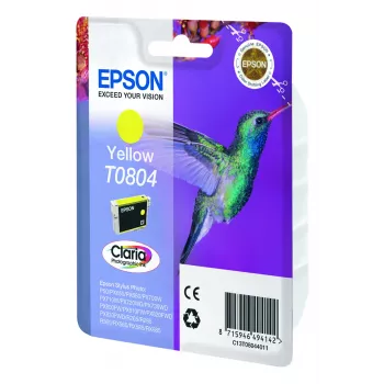 Epson Hummingbird Einzelpackung Gelb T0804 Claria Phototinte