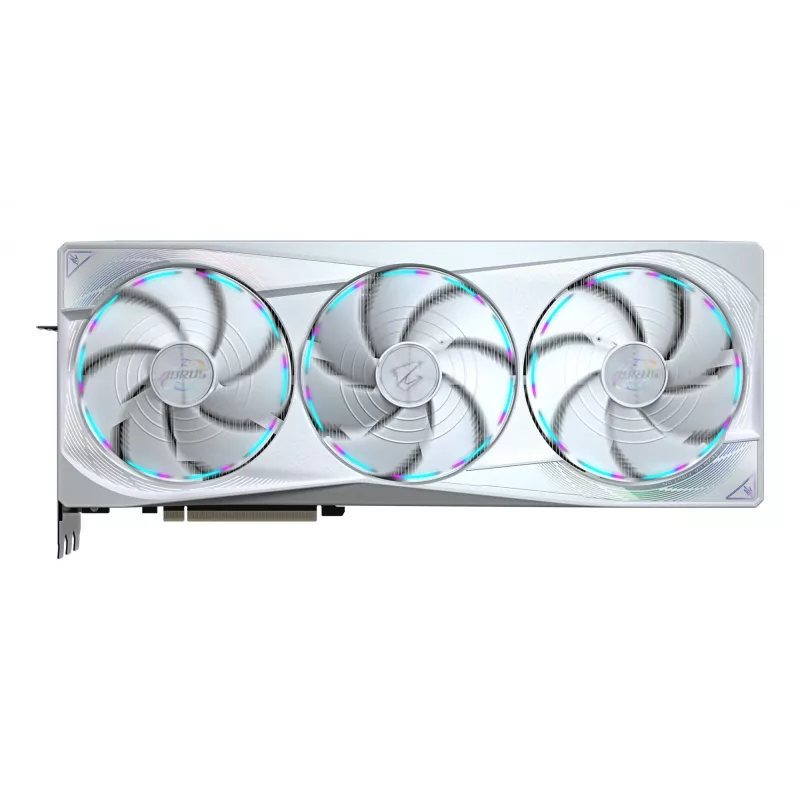 Grafikkarte GIGABYTE AORUS GeForce RTX 5080 MASTER ICE 16G — 16GB GDDR7, 256-Bit, PCIe 5.0, 2805 MHz