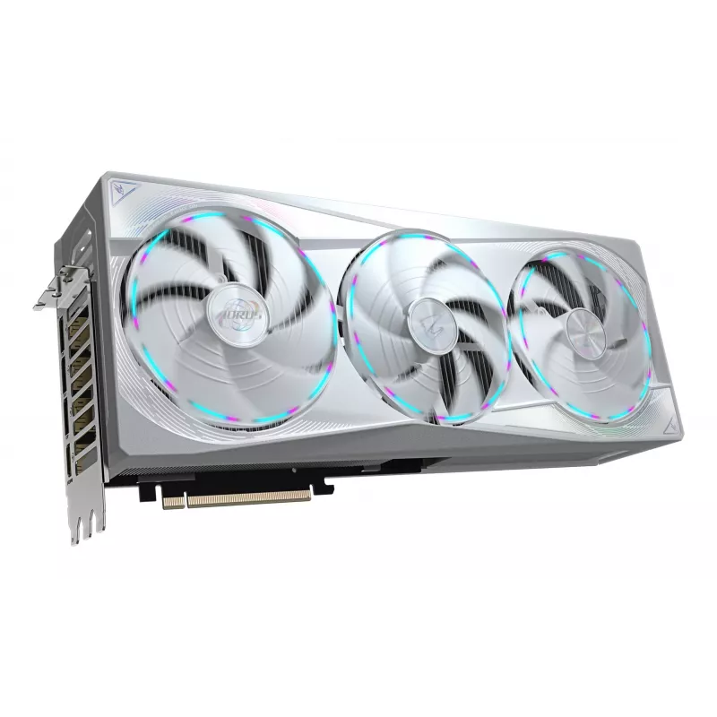Grafikkarte GIGABYTE AORUS GeForce RTX 5080 MASTER ICE 16G — 16GB GDDR7, 256-Bit, PCIe 5.0, 2805 MHz