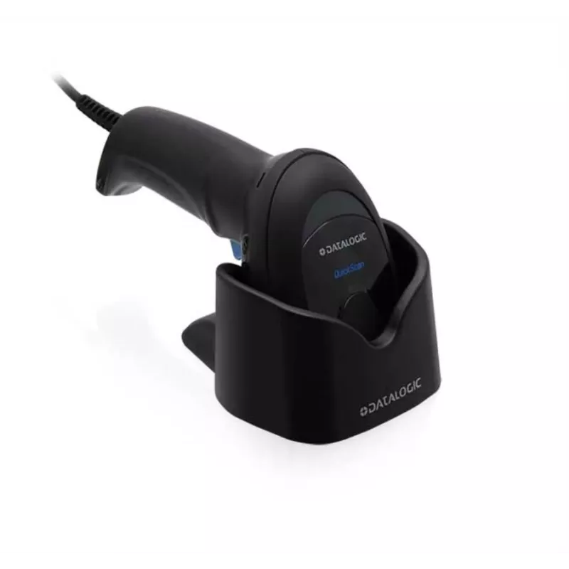 DATALOGIC Quickscan Lite 2500 2D-Imager-Kit mit Spiralkabel USB + Standfuß Schwarz