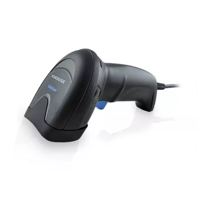DATALOGIC Quickscan Lite 2500 2D-Imager-Kit mit Spiralkabel USB + Standfuß Schwarz