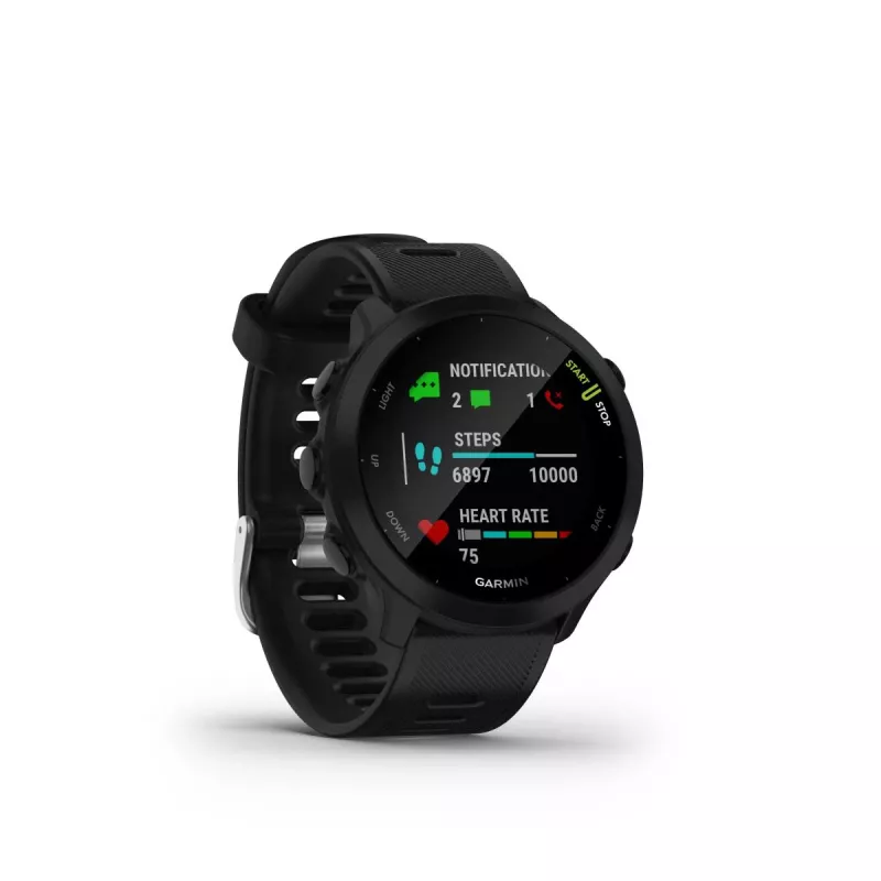 GARMIN INTERNATIONAL Forerunner 55 Lauf-Smartwatch – Schwarz