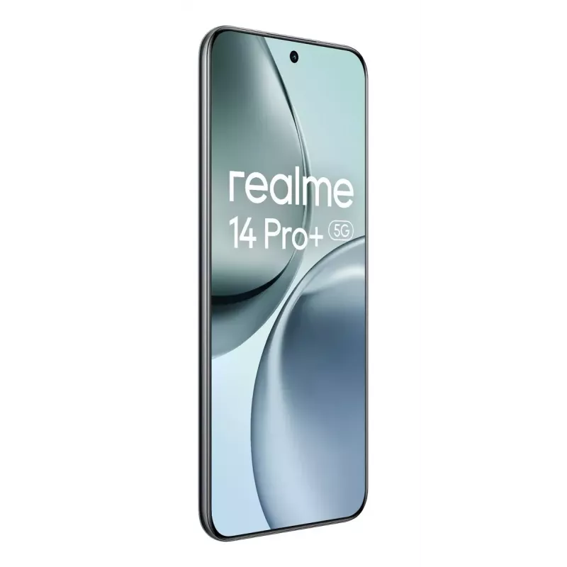Smartphone REALME 14 Pro+ 5G 6,83 Zoll OLED 512 GB, 12 GB RAM, 6000 mAh, Suede Grau