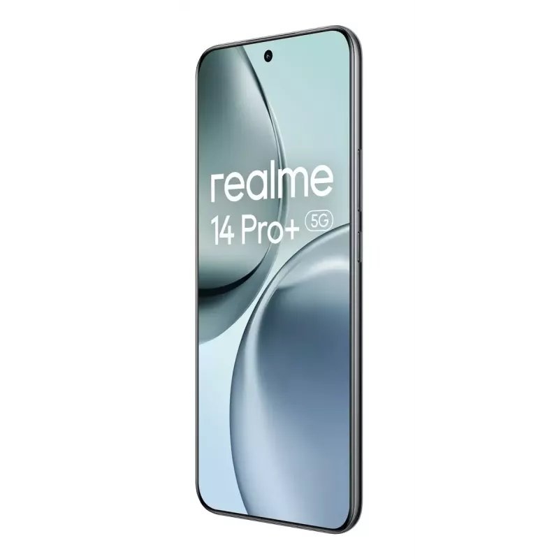 Smartphone REALME 14 Pro+ 5G 6,83 Zoll OLED 512 GB, 12 GB RAM, 6000 mAh, Suede Grau