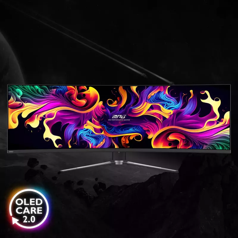 MSI MPG 491CQPDE QD-OLED Computermonitor 124,5 cm (49 Zoll) 5120 x 1440 Pixel DQHD Schwarz