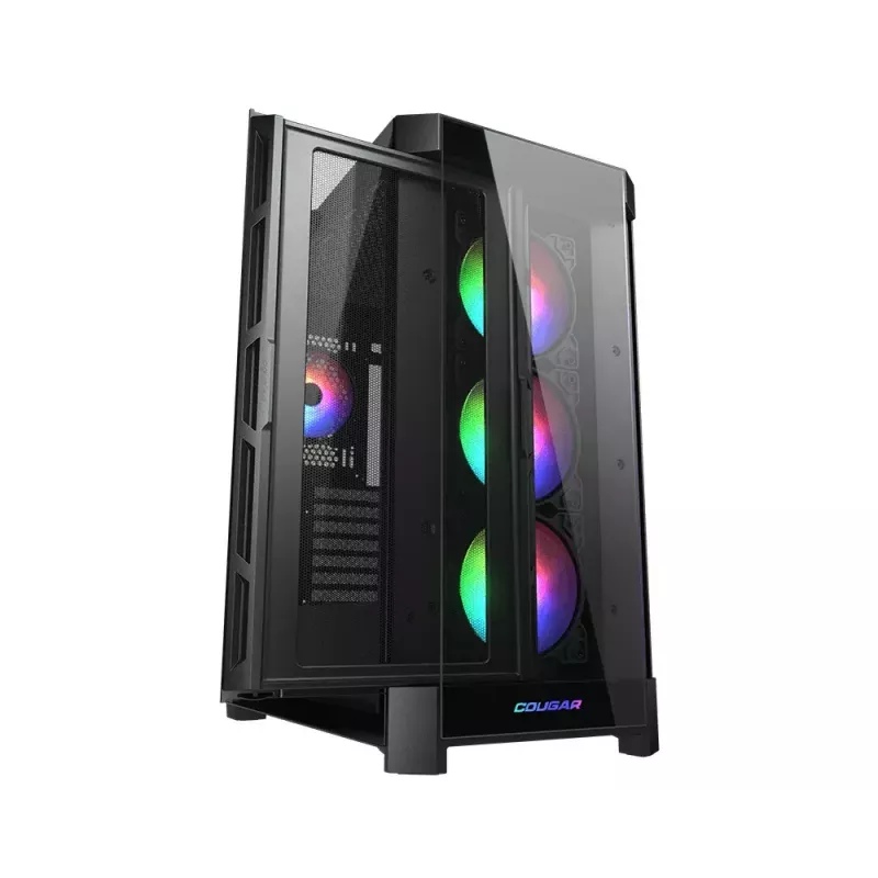 PC-Gehäuse COUGAR Gaming CGR-5AD1B-RGB Midi Tower Schwarz