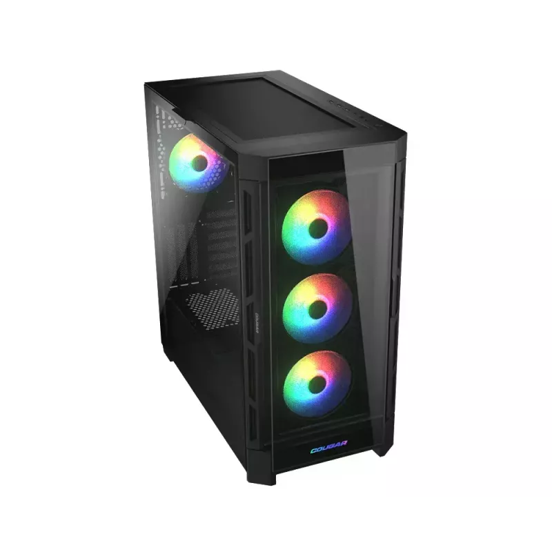 PC-Gehäuse COUGAR Gaming CGR-5AD1B-RGB Midi Tower Schwarz