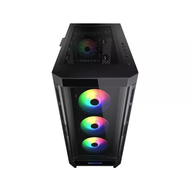PC-Gehäuse COUGAR Gaming CGR-5AD1B-RGB Midi Tower Schwarz