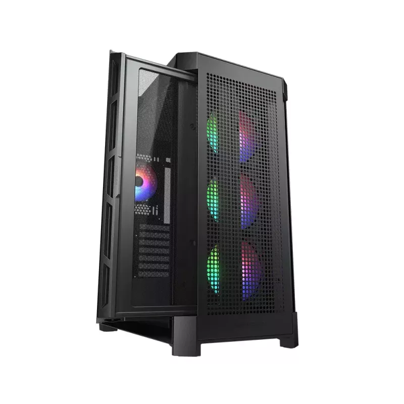 PC-Gehäuse COUGAR Gaming CGR-5AD1B-RGB Midi Tower Schwarz