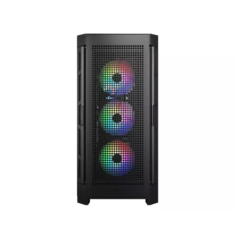 PC-Gehäuse COUGAR Gaming CGR-5AD1B-RGB Midi Tower Schwarz