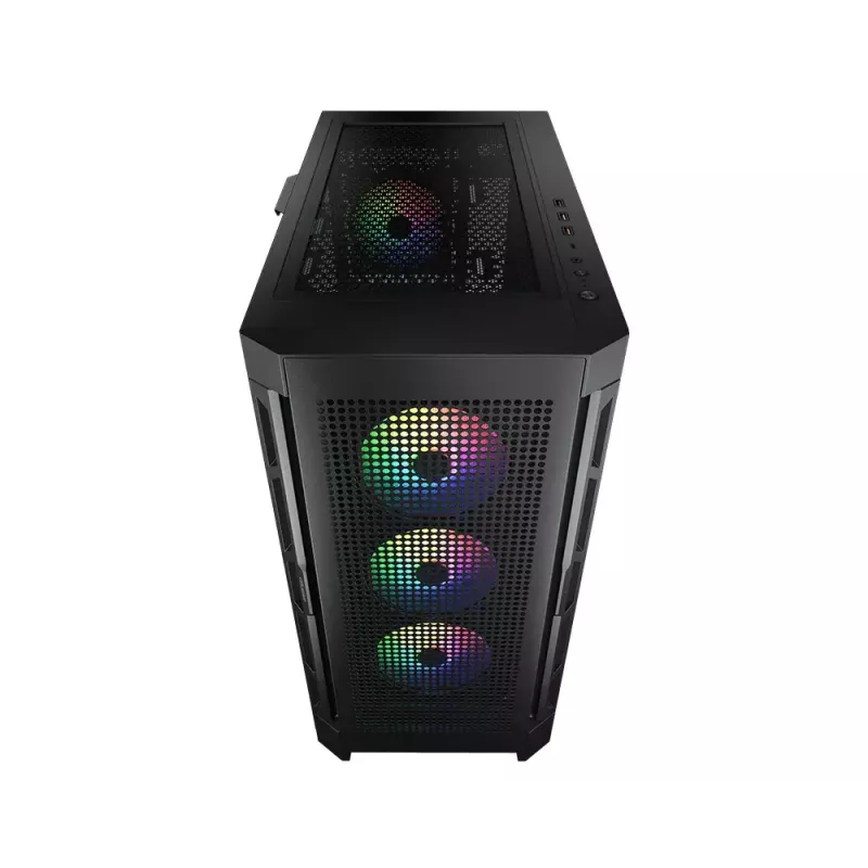 PC-Gehäuse COUGAR Gaming CGR-5AD1B-RGB Midi Tower Schwarz