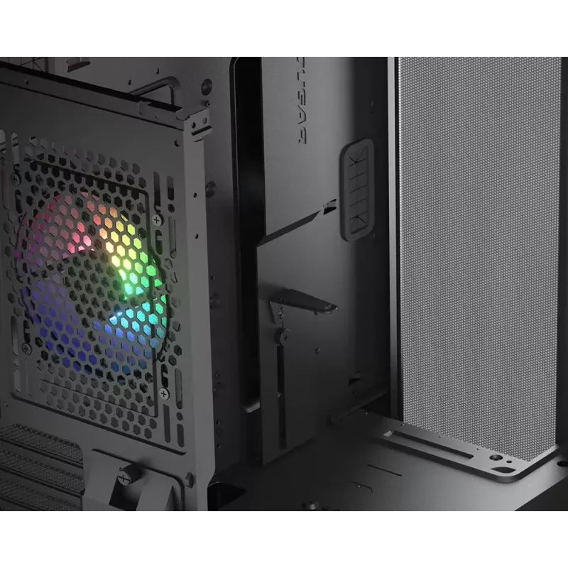 PC-Gehäuse COUGAR Gaming CGR-5AD1B-RGB Midi Tower Schwarz