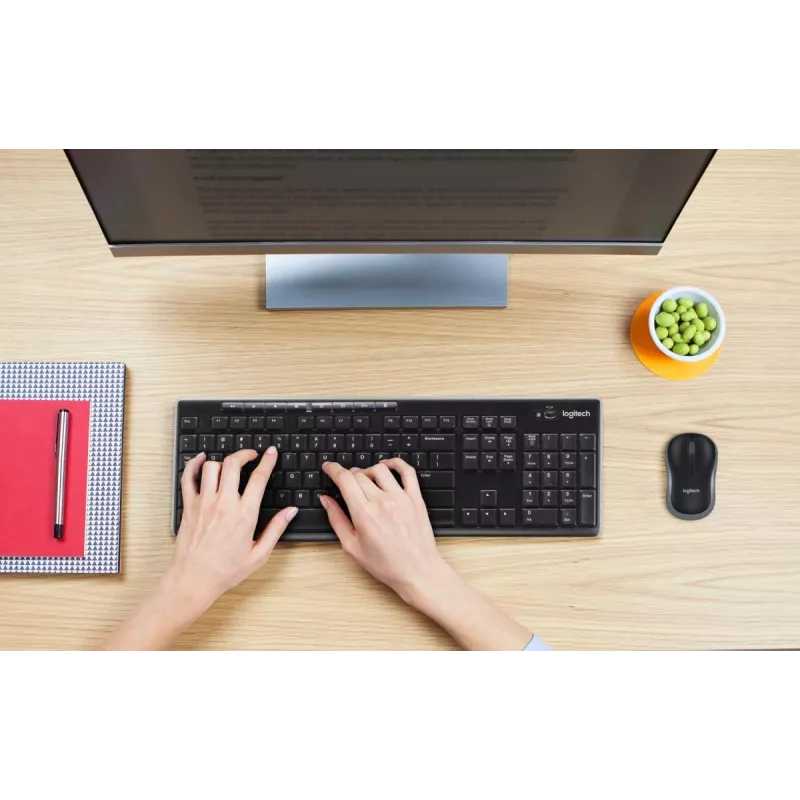 LOGITECH Wireless Desktop Mk270 - Azerty Belgisch