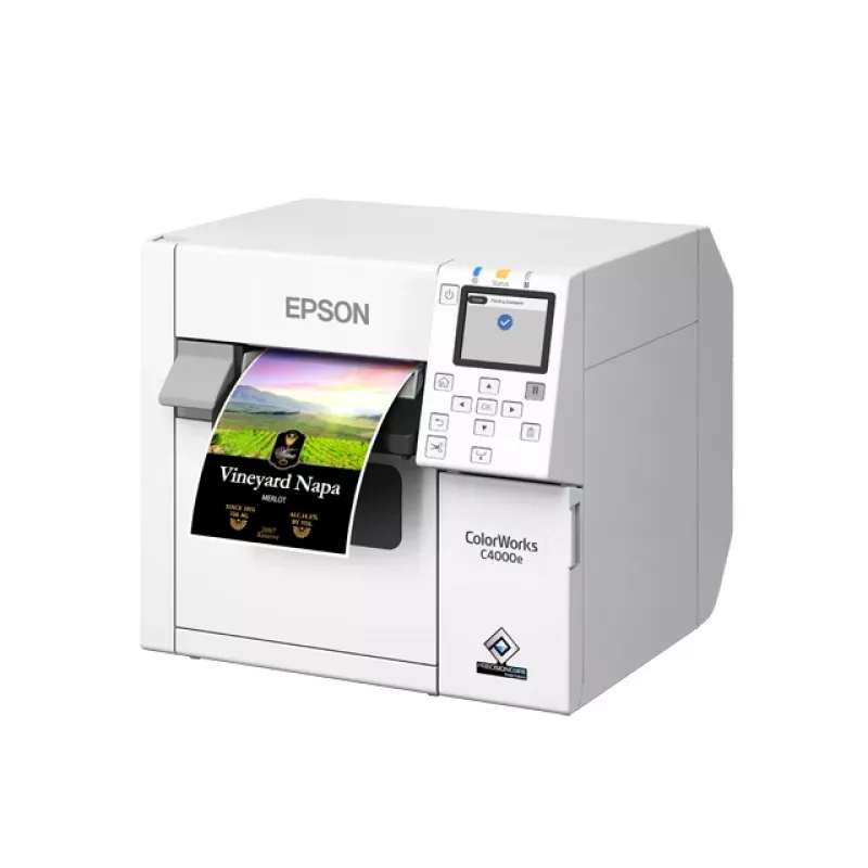 Epson CW-C4000e (mk) Etikettendrucker Tintenstrahl Farbe 1200 x 1200 DPI 102 mm/s Kabelgebunden