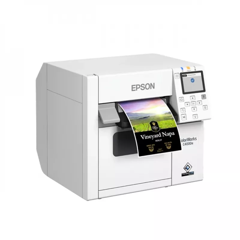 Epson CW-C4000e (mk) Etikettendrucker Tintenstrahl Farbe 1200 x 1200 DPI 102 mm/s Kabelgebunden