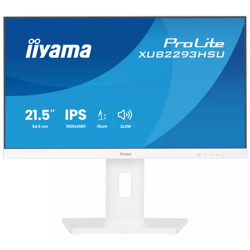 iiyama ProLite XUB2293HSU-W7 Computer Monitor 54,6 cm (21,5 Zoll) 1920 x 1080 Pixel Full HD LED Weiß