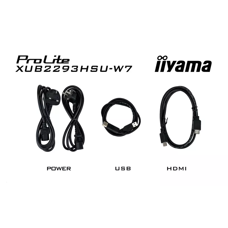 iiyama ProLite XUB2293HSU-W7 Computer Monitor 54,6 cm (21,5 Zoll) 1920 x 1080 Pixel Full HD LED Weiß