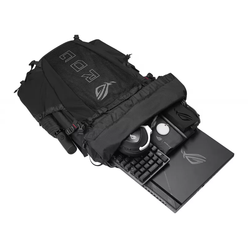 ASUS ROG Archer ErgoAir Rucksack Gaming Rucksack Schwarz EVA (Ethylen-Vinylacetat), Lycra, Nylon