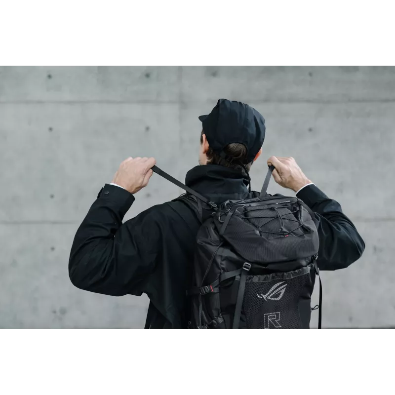ASUS ROG Archer ErgoAir Rucksack Gaming Rucksack Schwarz EVA (Ethylen-Vinylacetat), Lycra, Nylon