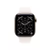 APPLE Watch Series 11 GPS + Cellular 42mm Gold Titanium Gehäuse mit Light Blush Sportband M/L