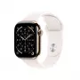 APPLE Watch Series 11 GPS + Cellular 42mm Gold Titanium Gehäuse mit Light Blush Sportband M/L