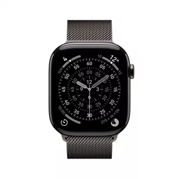 APPLE Watch Series 11 GPS + Cellular 46mm Schiefer Titanium Gehäuse mit Schiefer Milanese Loop S/M