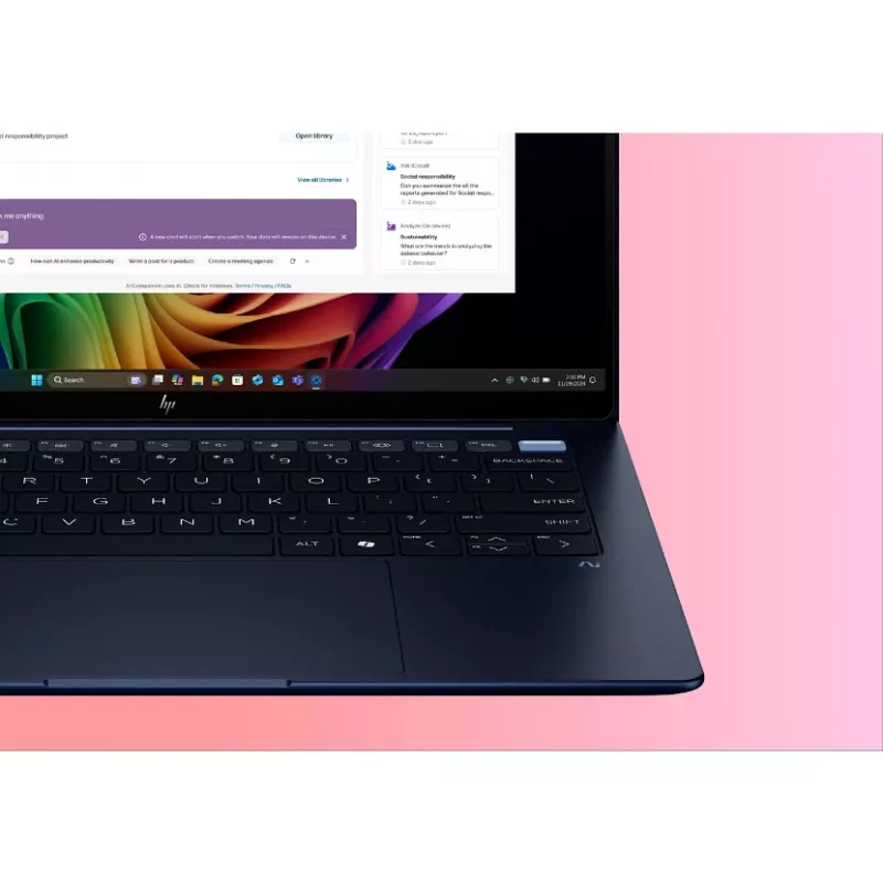 HP EliteBook Ultra G1i Next Gen AI PC Wolf Pro Security Edition Copilot+ PC Intel Core Ultra 7 258V Laptop 35,6 cm (14 Zoll) Touchscreen 2.8K 32 GB LPDDR5x-SDRAM Wi-Fi 7 (802.11be) Windows 11 Pro Blau