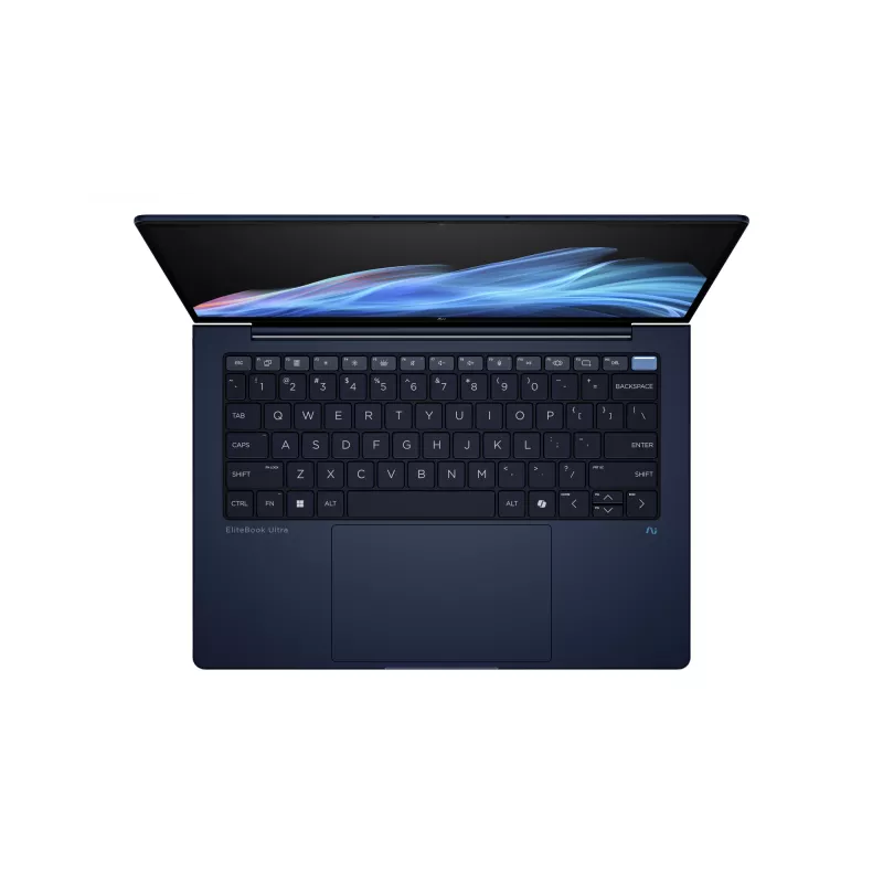 HP EliteBook Ultra G1i Next Gen AI PC Wolf Pro Security Edition Copilot+ PC Intel Core Ultra 7 258V Laptop 35,6 cm (14 Zoll) Touchscreen 2.8K 32 GB LPDDR5x-SDRAM Wi-Fi 7 (802.11be) Windows 11 Pro Blau