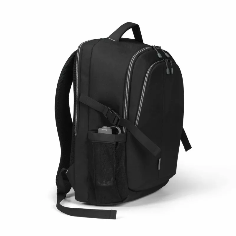 DICOTA Eco- 14-15.6in Notebook Backpack - Schwarz / 600d recyceltes PET