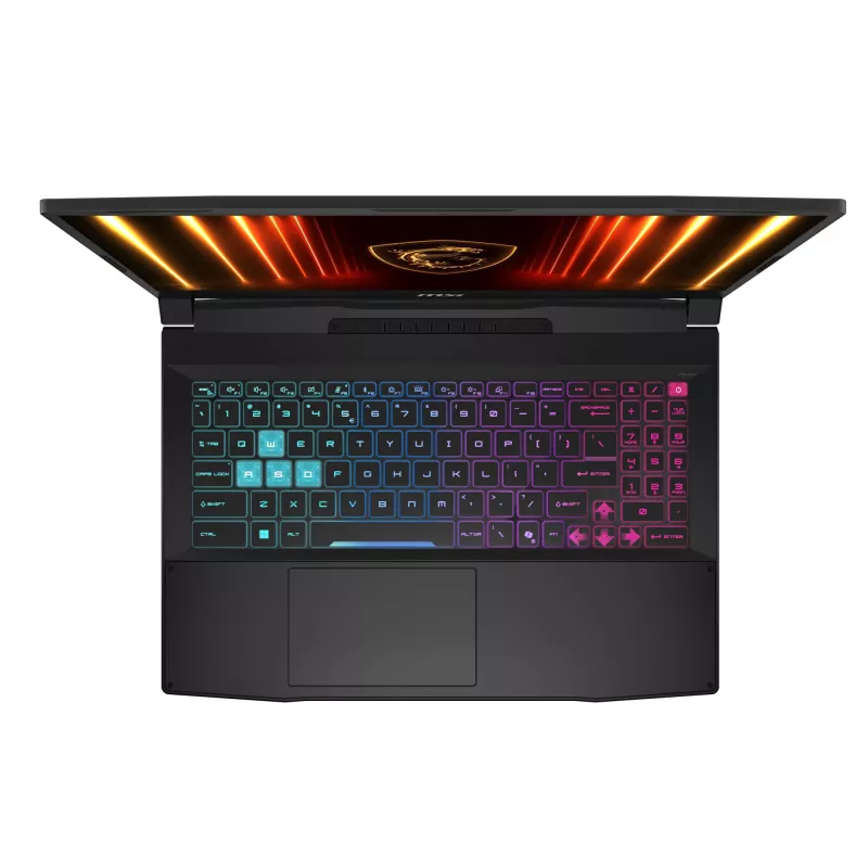 MSI Katana 15 HX B14WFK-487 Intel® Core™ i7 i7-14650HX Laptop 39,6 cm (15,6 Zoll) Full HD 16 GB DDR5-SDRAM 512 GB SSD NVIDIA GeForce RTX 5060 Wi-Fi 6E (802.11ax) Windows 11 Home Schwarz