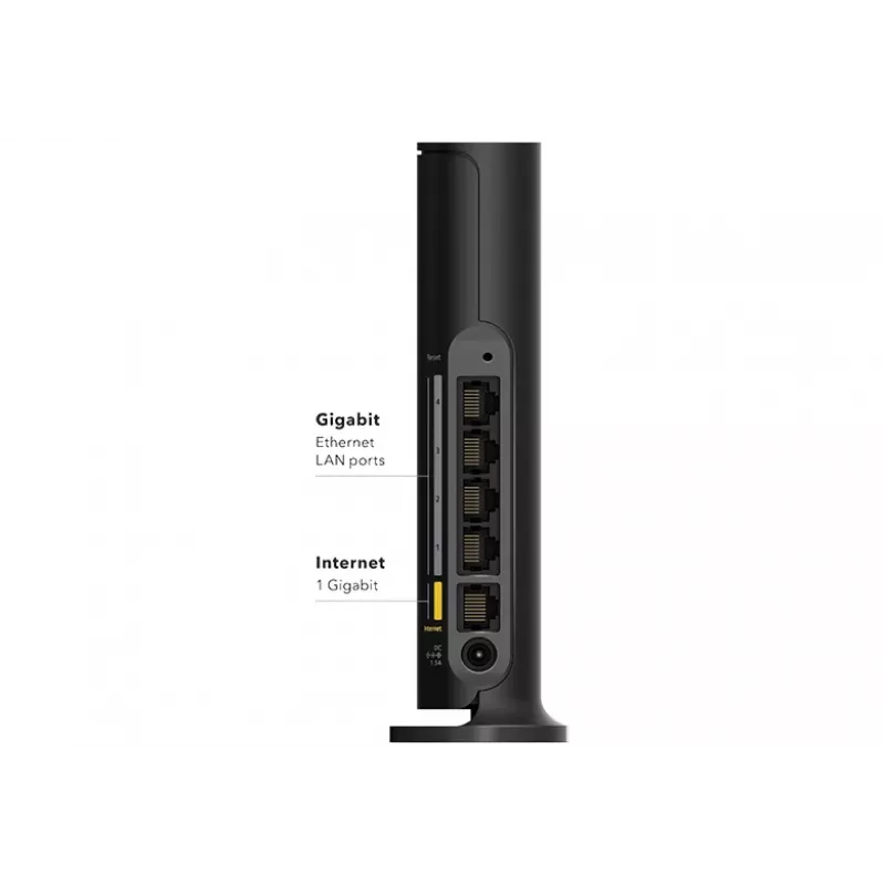 NETGEAR 4-Stream AX1800 WLAN-Router Gigabit-Ethernet Dual-Band (2,4 GHz / 5 GHz) Schwarz