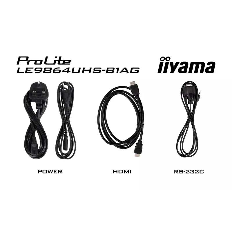 iiyama LE9864UHS-B1AG Signage Display Digital Signage Flachbildschirm 2,49 m (98 Zoll) Wi-Fi 500 cd/m² 4K Ultra HD Schwarz Integrierter Prozessor Android 24/7