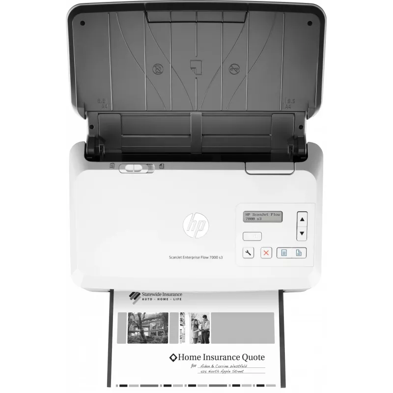 HP Scanjet Enterprise Flow 7000 s3 Sheet-fed Scanner 600 x 600 DPI A4 Weiß
