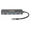 D-Link 5-in-1 USB-C Hub mit HDMI/Power Delivery