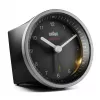 Braun BC07SB-DCF Quarz-Wecker Schwarz, Silber