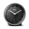 Braun BC07SB-DCF Quarz-Wecker Schwarz, Silber