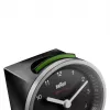 Braun BC07SB-DCF Quarz-Wecker Schwarz, Silber