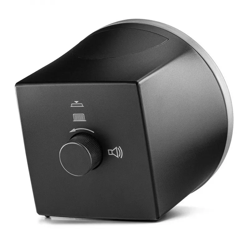 Braun BC07SB-DCF Quarz-Wecker Schwarz, Silber