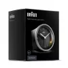 Braun BC07SB-DCF Quarz-Wecker Schwarz, Silber