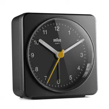 Braun BC03B Quarz-Wecker Schwarz