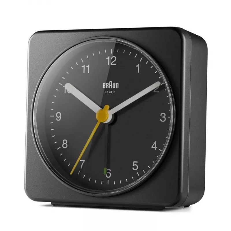 Braun BC03B Quarz-Wecker Schwarz