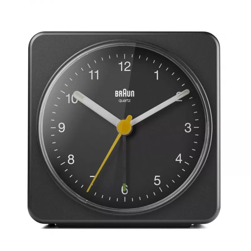 Braun BC03B Quarz-Wecker Schwarz