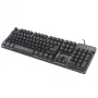 USB-Tastatur Manhattan Gaming Metal Base Edition