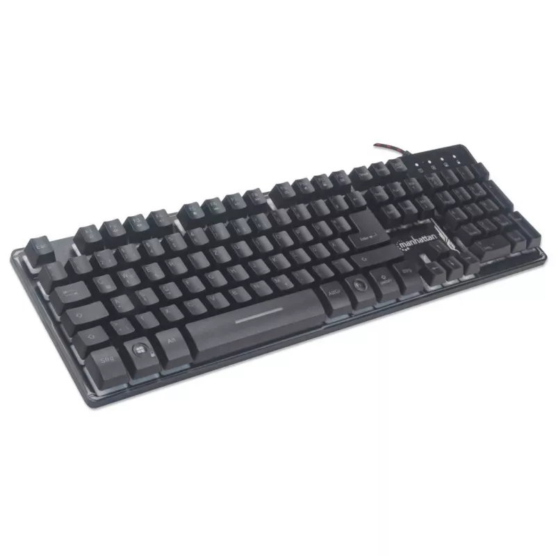 USB-Tastatur Manhattan Gaming Metal Base Edition