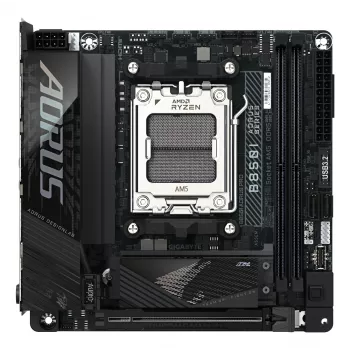 GIGABYTE B850I AORUS PRO Mainboard - AMD Ryzen 9000 Series CPUs, 8+2+1 Phasen Digital VRM, bis zu 8400MHz DDR5 (OC), 1xPCIe 5.0 + 1xPCIe 4.0 M.2, 2.5LAN, WIFI 7, USB 3.2 Gen 2