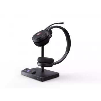Yealink WH62 Dual Teams Headset, kabellos, 20 - 20000 Hz, Büro/Callcenter, 127 g, Headset, Schwarz