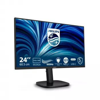 Philips 3000 series 24B2N3200D/00 Computer Monitor 61,2 cm (24,1 Zoll) 1920 x 1200 Pixel WUXGA LCD Schwarz