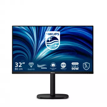 Philips 32B2U3601/00 Computermonitor 80 cm (31,5 Zoll) 2560 x 1440 Pixel Quad HD LCD Schwarz