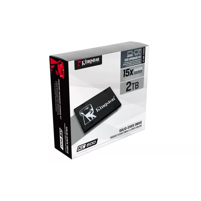 SSD-Festplatte Kingston Technology 2048G 2,5 Zoll SATA3 KC600
